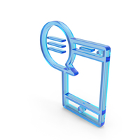 Glass Smartphone With Message Icon PNG & PSD Images