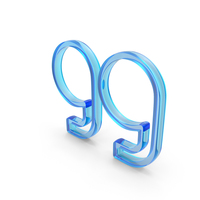 Out Line Chat Quote Inverted Commas Icon Glass PNG & PSD Images
