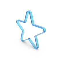 Glass Star Outline Icon PNG & PSD Images