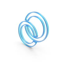 Glass Two Interlocking Rings Outline Icon PNG & PSD Images