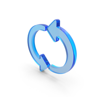 Glass Refresh Icon PNG & PSD Images