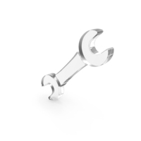 Wrench Icon Glass PNG & PSD Images