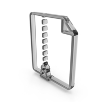 Zip File Archive Document Icon Glass PNG & PSD Images