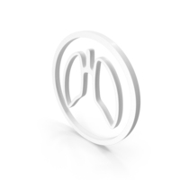 Human Lung Outline White PNG & PSD Images