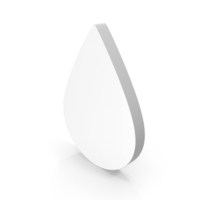 White Water Drop Icon PNG & PSD Images