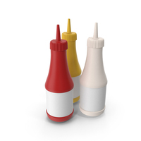 Sauce Bottles PNG & PSD Images