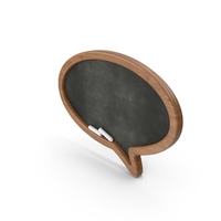 Speech Balloon Blackboard PNG & PSD Images