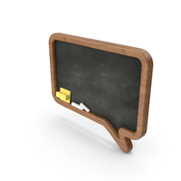 Speech Balloon Blackboard PNG & PSD Images