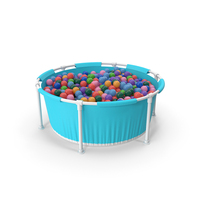 Mini Pool With Colored Balls PNG & PSD Images