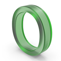 Green Plastic English Letter O PNG & PSD Images