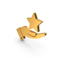 Gold Star Rating Icon PNG & PSD Images