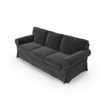 Ikea Ektorp Black Sofa PNG & PSD Images