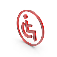 Glass Wheelchair Icon PNG & PSD Images