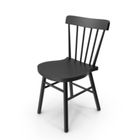 Ikea Norraryd Black Dining Chair PNG & PSD Images