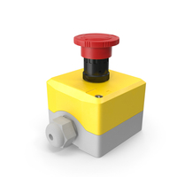 Industrial Emergency Stop Button PNG & PSD Images