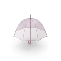 Pink Kids Clear Bubble Umbrella PNG & PSD Images