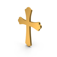 Gold Cross Icon PNG & PSD Images