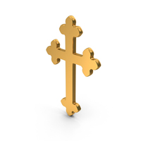 Gold Cross Icon PNG & PSD Images