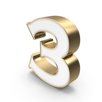Number 3 PNG & PSD Images
