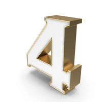 Number 4 PNG & PSD Images