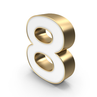 Number 8 PNG & PSD Images