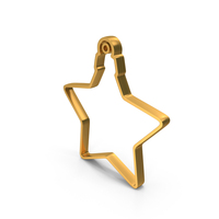 Gold Christmas Decoration Star Icon PNG & PSD Images