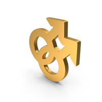 Gold Gay Icon PNG & PSD Images