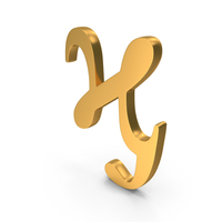 Gold Kai Greek Sign PNG & PSD Images