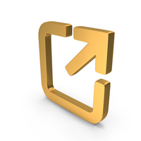 Gold Share Icon PNG & PSD Images