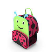 Childrens Ladybug Backpack PNG & PSD Images