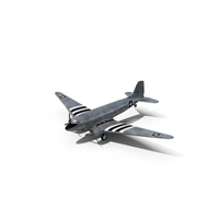 WWII Douglas DC-3 Skytrain Aircraft PNG & PSD Images
