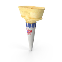 JOY Twin Scoop Cake Cone PNG & PSD Images