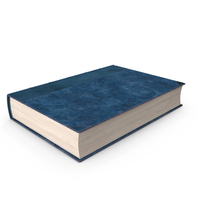 Classic Hardback Book Blue PNG & PSD Images
