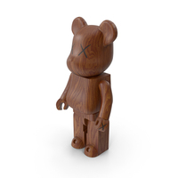Collectible Figure Bearbrick Wooden PNG & PSD Images