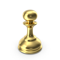 Gold Pawn Chess Piece PNG & PSD Images