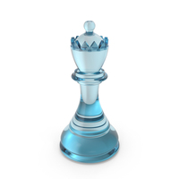 Glass Queen Chess Piece PNG & PSD Images