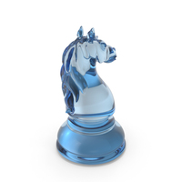 Glass Knight Chess Piece PNG & PSD Images