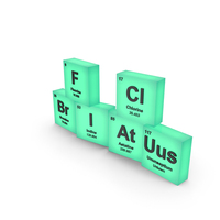 Halogen Elements PNG & PSD Images