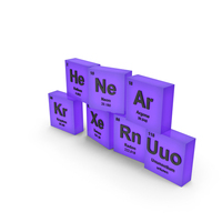 Noble Gas Elements Icon PNG & PSD Images