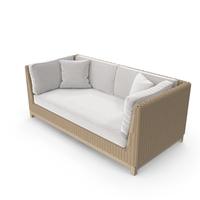 Outdoor Sofa (White) PNG & PSD Images