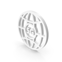 White 5G Web Network Icon PNG & PSD Images