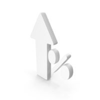 White Business Profit Icon PNG & PSD Images