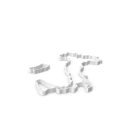 White Italy Country Map Outline Icon PNG & PSD Images