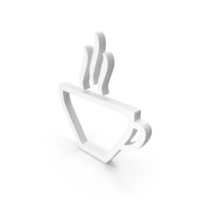 White Tea Cup Outline Icon PNG & PSD Images