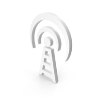 White Tower Signal Icon PNG & PSD Images