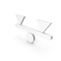 White Balanced Both Sides Icon PNG & PSD Images