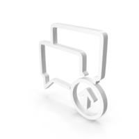 White Upload Chat Icon PNG & PSD Images