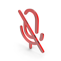 Glass No Microphone Icon PNG & PSD Images