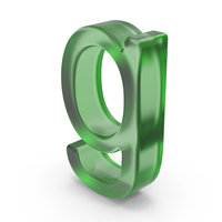 Green Plastic English Letter G PNG & PSD Images