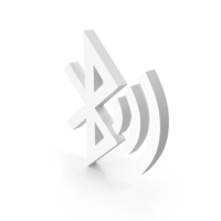 White Bluetooth Connected Icon PNG & PSD Images